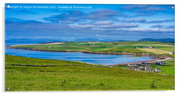 Scapa Bay, Mainland Orkney Acrylic by Angus McComiskey