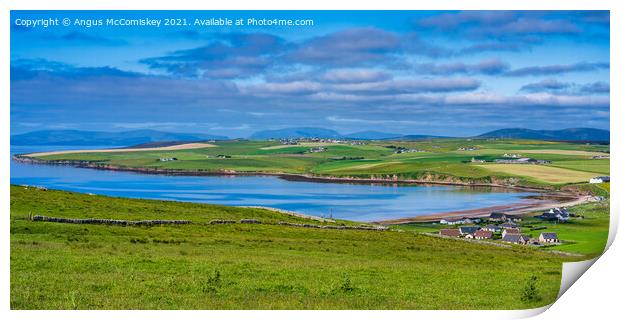 Scapa Bay, Mainland Orkney Print by Angus McComiskey