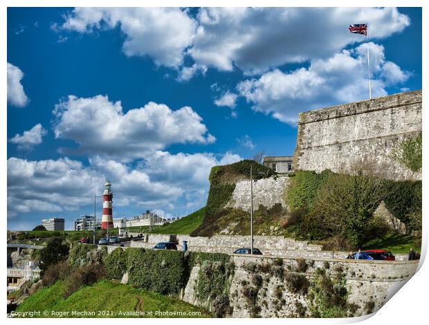 Coastal Majesty Print by Roger Mechan