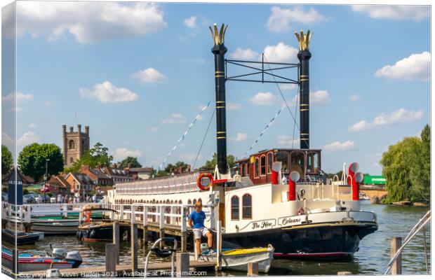 The New Orleans passenger vessel  Canvas Print by Kevin Hellon