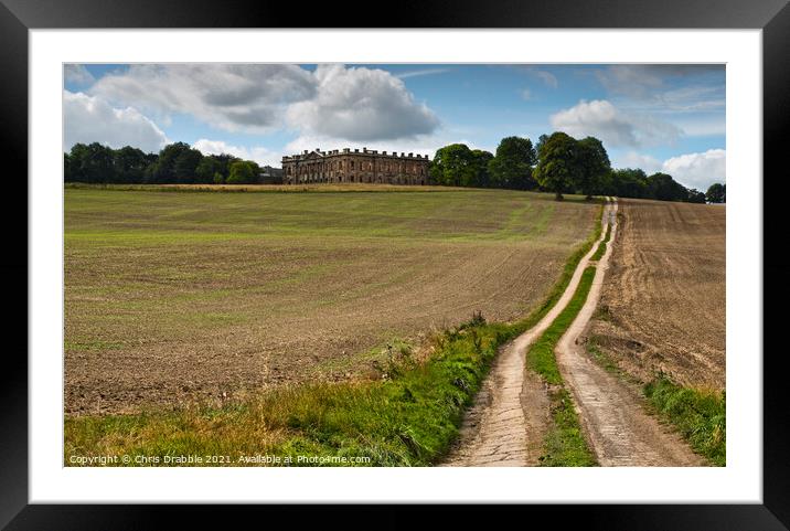 Sutton Scarsdale Hall Framed Mounted Print by Chris Drabble