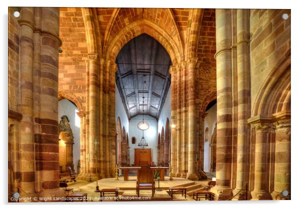 Se de Cathedral Silves Interior Acrylic by Wight Landscapes