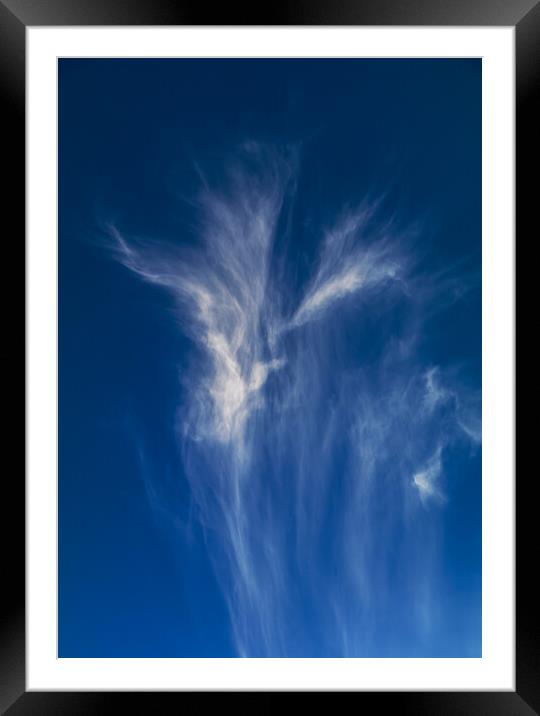 Cirrus clouds Framed Mounted Print by Rory Hailes