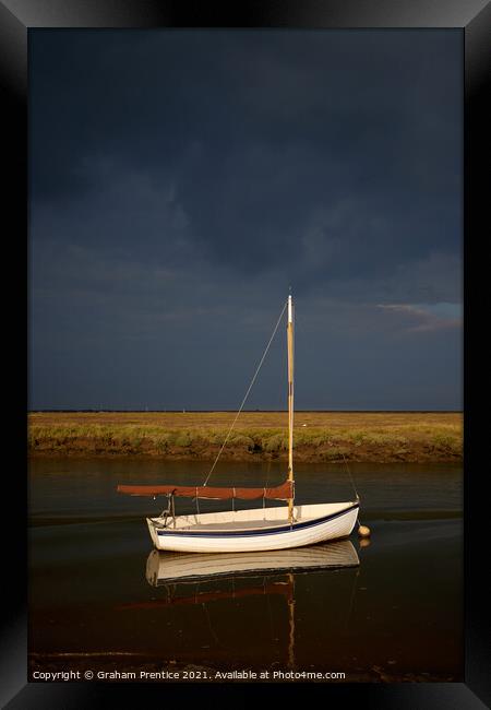 The Approaching Storm, Morston, Norfolk Framed Print by Graham Prentice