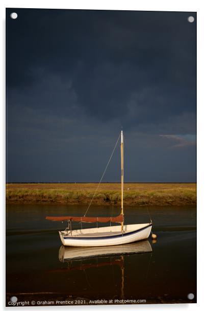 The Approaching Storm, Morston, Norfolk Acrylic by Graham Prentice