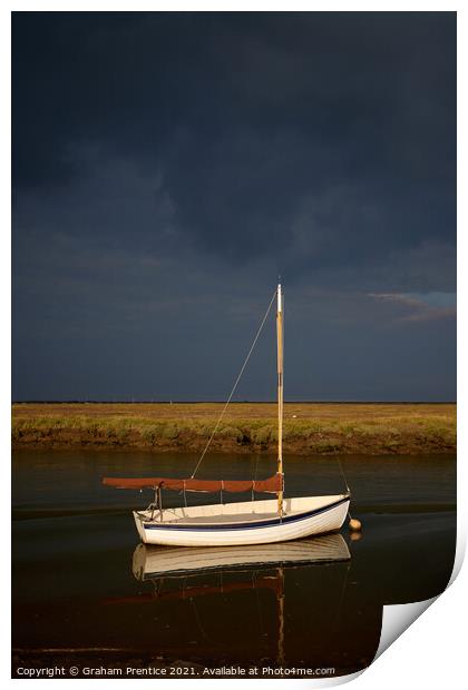 The Approaching Storm, Morston, Norfolk Print by Graham Prentice