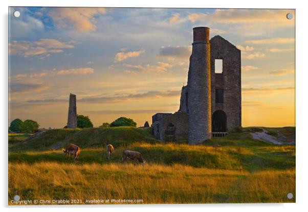 The Magpie Mine Acrylic by Chris Drabble
