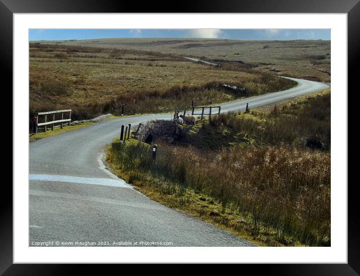 The Long Winding Road To Tan Hill Framed Mounted Print by Kevin Maughan