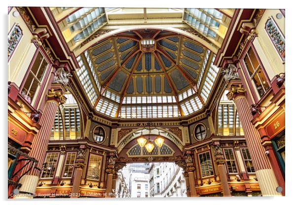 The Spectacular Leadenhall Market Acrylic by Roger Mechan