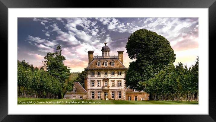 Ashdown House Berkshire Framed Mounted Print by Simon Marlow