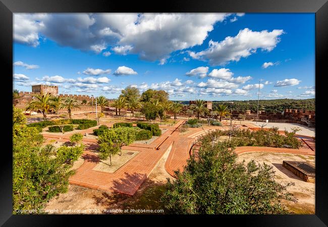 Castle Of Silves Framed Print by Wight Landscapes