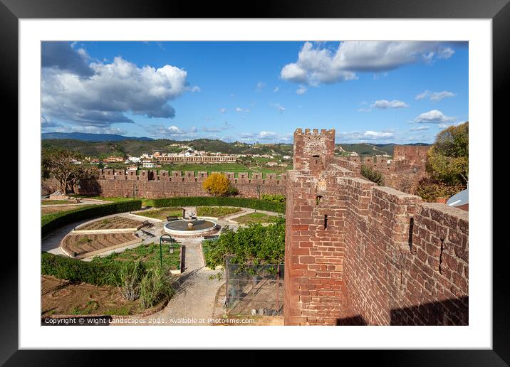 Castle Of Silves Portugal Framed Mounted Print by Wight Landscapes