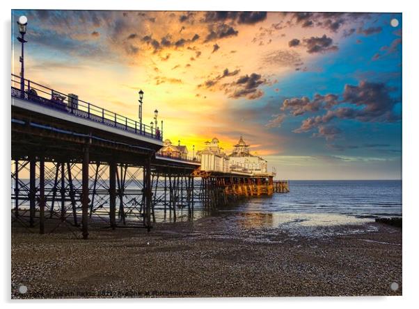 Eastbourne Pier Sunrise Acrylic by Gareth Parkes