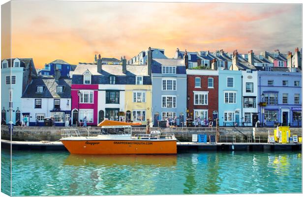 Weymouth Harbour  Canvas Print by Alison Chambers