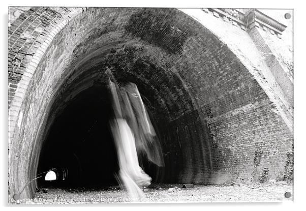Ghost Tunnel Acrylic by David  Fennings