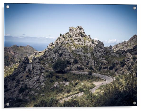 Majorca mountains Acrylic by Jason Thompson