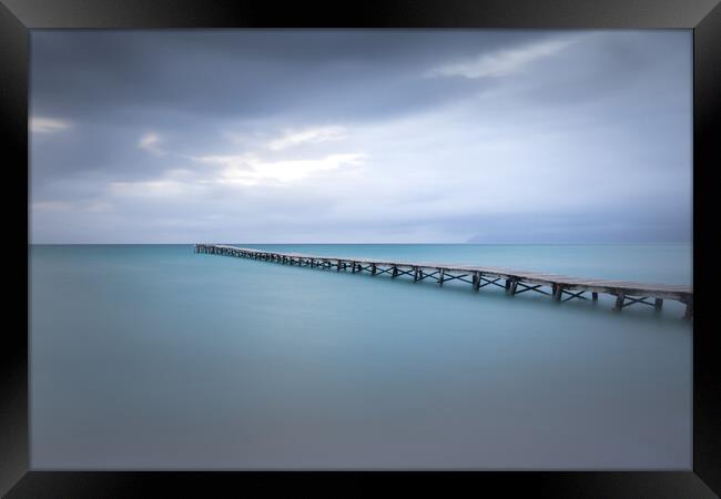 Majorca pier Framed Print by Jason Thompson