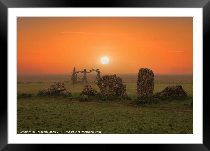 The Kings Men And The Dancing Fairies (2) Framed Mounted Print by Kevin Maughan