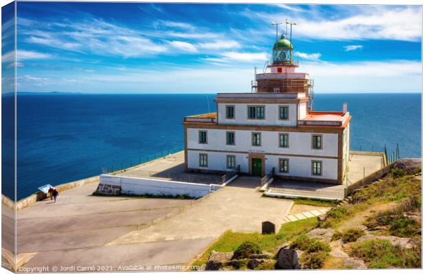 Lighthouse Cape Finisterre - 4 Canvas Print by Jordi Carrio