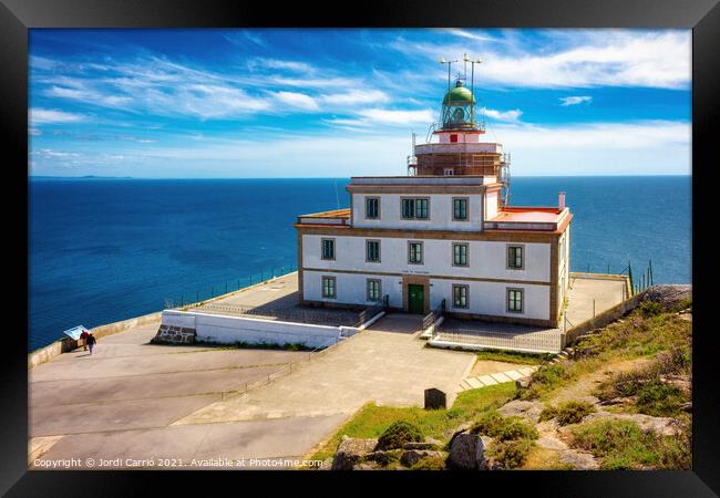 Lighthouse Cape Finisterre - 4 Framed Print by Jordi Carrio