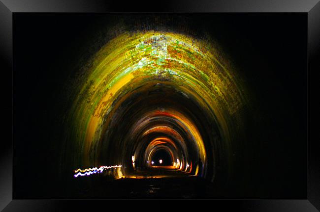 Light Tunnel Framed Print by David  Fennings