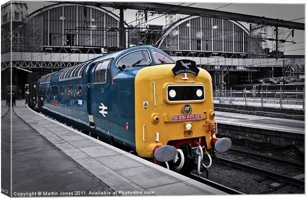 Deltic Dawn Canvas Print by K7 Photography