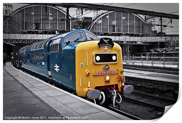 Deltic Dawn Print by K7 Photography