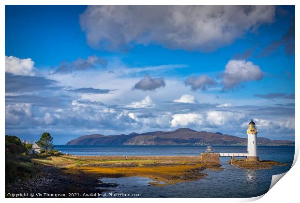 Rubha nan Gall Print by Viv Thompson