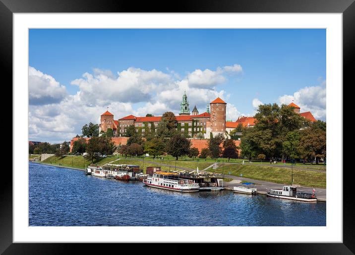 Wawel Royal Castle in Krakow Framed Mounted Print by Artur Bogacki
