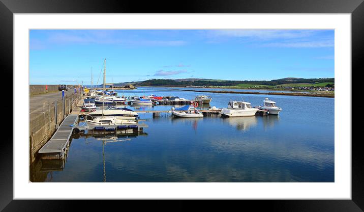 Maidens harbour Ayrshire Scotland Framed Mounted Print by Allan Durward Photography