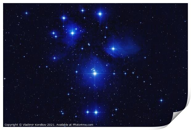 Mesmerising Pleiades Print by Vladimir Korolkov