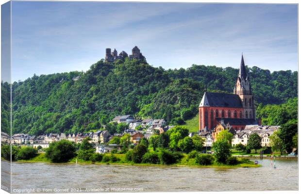Church of Our Lady (Oberwesel) Canvas Print by Tom Gomez