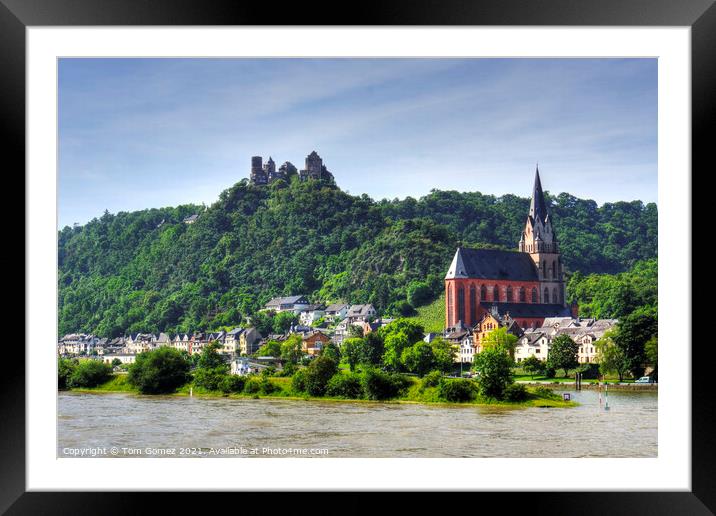 Church of Our Lady (Oberwesel) Framed Mounted Print by Tom Gomez