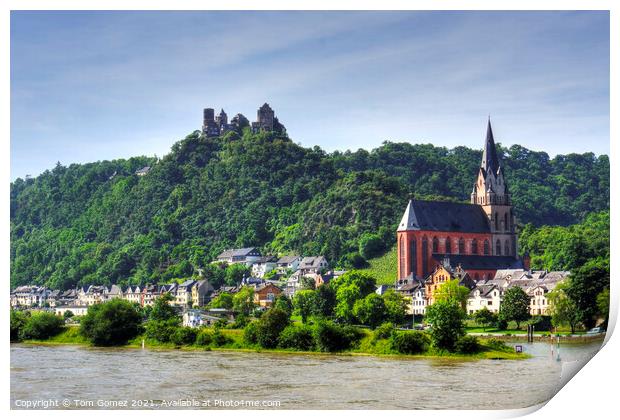 Church of Our Lady (Oberwesel) Print by Tom Gomez