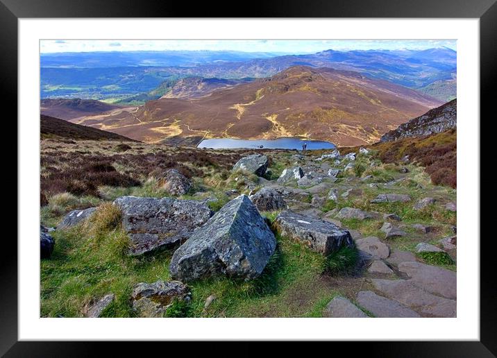 Ben Vrackie near Pitlochry, Perthshire Framed Mounted Print by Navin Mistry