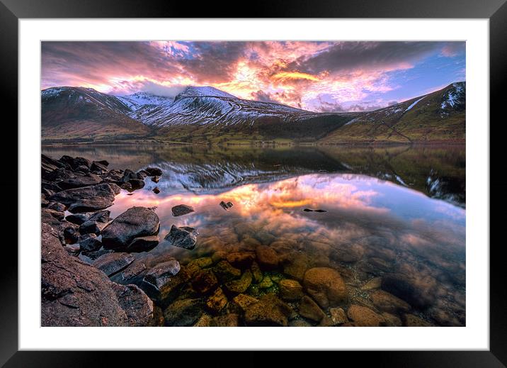 Wastwater Reflections Framed Mounted Print by Jason Connolly