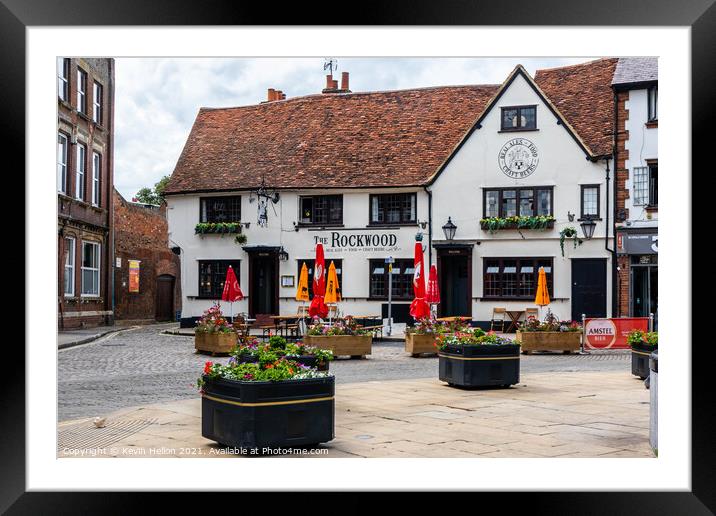 The Rockwood pub, Aylesbury, Framed Mounted Print by Kevin Hellon