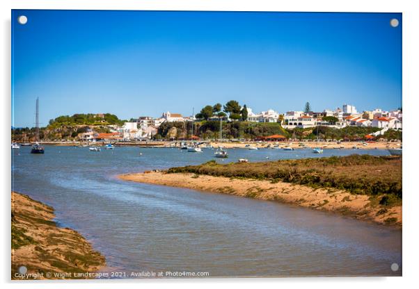 Alvor Algarve Portugal Acrylic by Wight Landscapes
