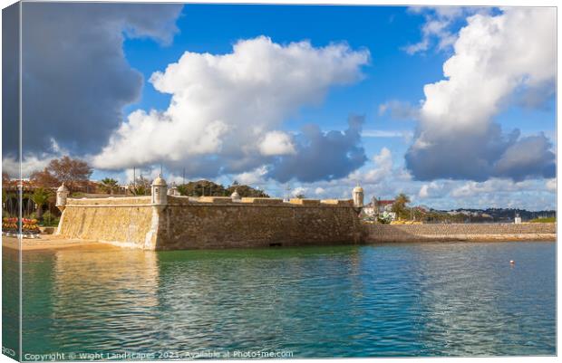 Fort Ponta Bandeira Lagos Canvas Print by Wight Landscapes