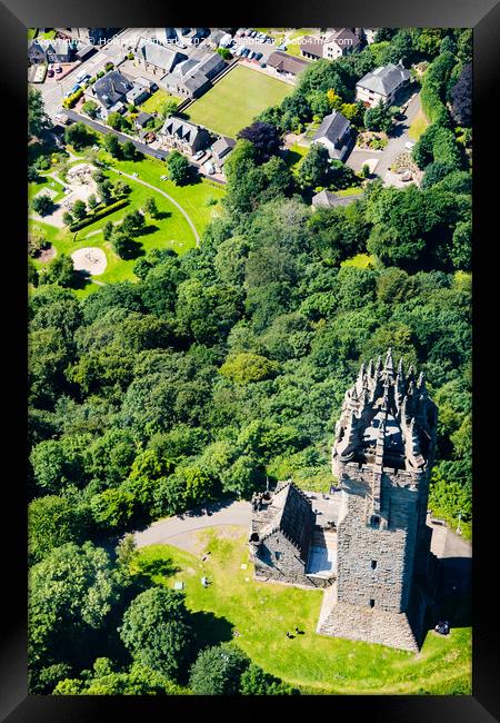 National Wallace Monument, Abbey Craig, Stirling Framed Print by Howard Kennedy