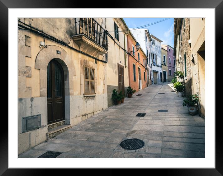 Old town alcudia Framed Mounted Print by Jason Thompson