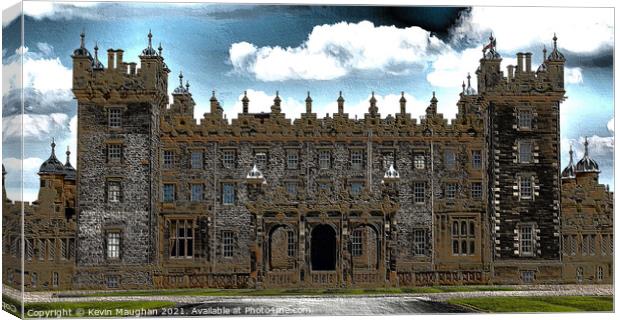Floors Castle (Digital Image) Canvas Print by Kevin Maughan