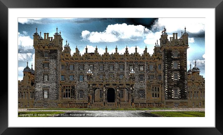 Floors Castle (Digital Image) Framed Mounted Print by Kevin Maughan