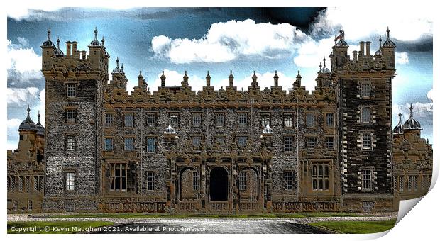 Floors Castle (Digital Image) Print by Kevin Maughan