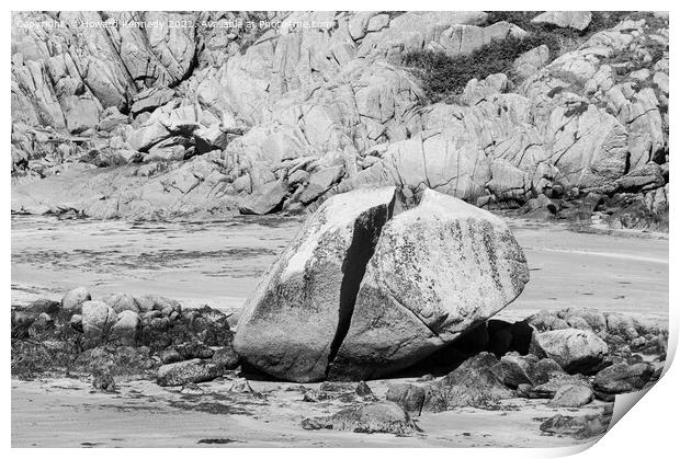 Fingal's Rock Print by Howard Kennedy