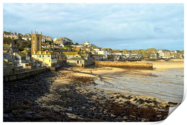 St. Ives, Cornwall. Print by Peter Bolton