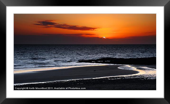 End of The Day Framed Mounted Print by Keith Mountford