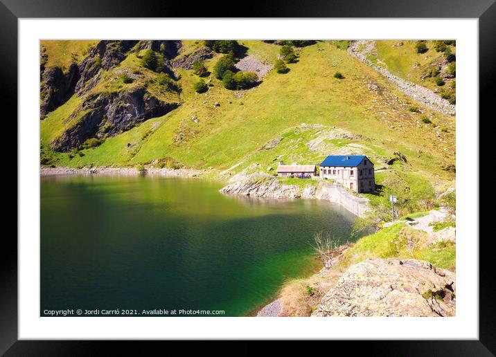 Visit to Lake Oo - Glamor Edition Framed Mounted Print by Jordi Carrio