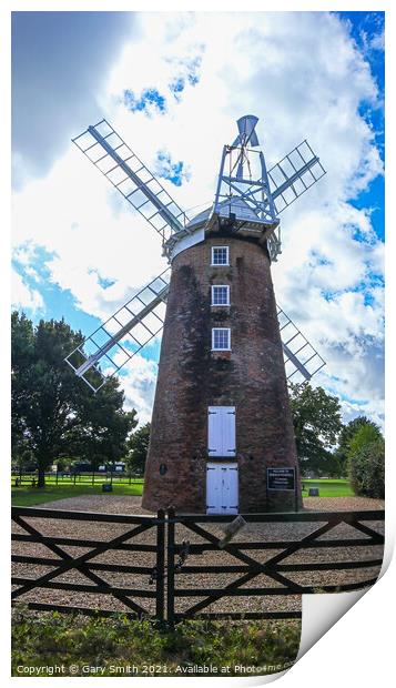 Dereham Windmill Print by GJS Photography Artist