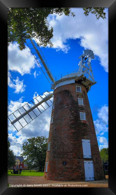 Dereham Windmill Framed Print by GJS Photography Artist